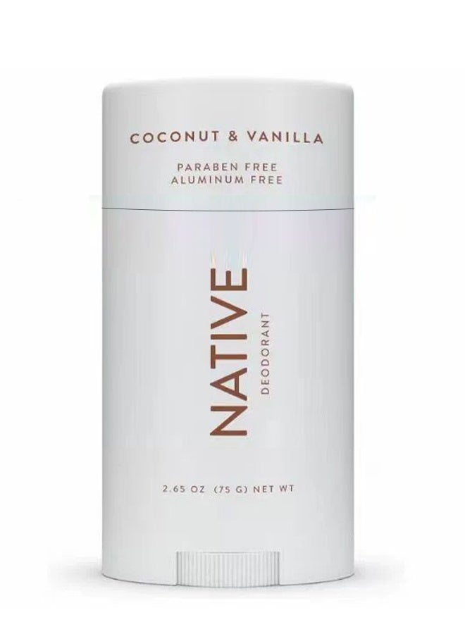 native Coconut and Vanilla Native Deodorant for Women and Men, 75g - Image 1
